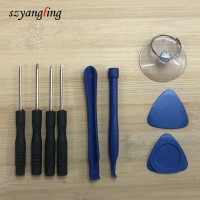 11 in 1 Opening Pry Tools Repairs Kit Set Mobile Phone Tool Kits for iphone for Samsung galaxy S20 S7 edge S6 Plus